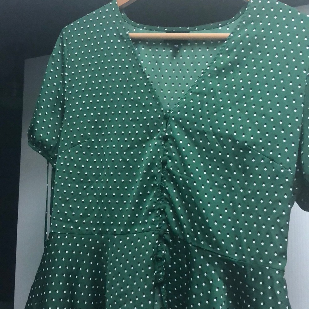 Who What Wear Peplum Blouse